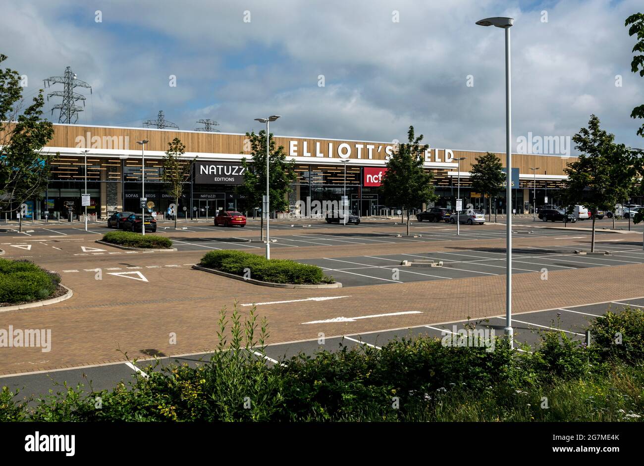 Elliott`s Field shopping centre, Rugby, Warwickshire, England, UK Stock